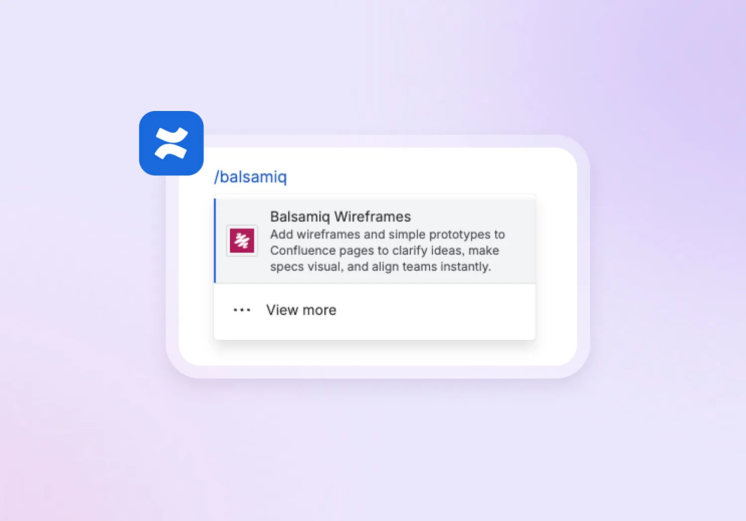 Balsamiq on the Atlassian Marketplace / Confluence