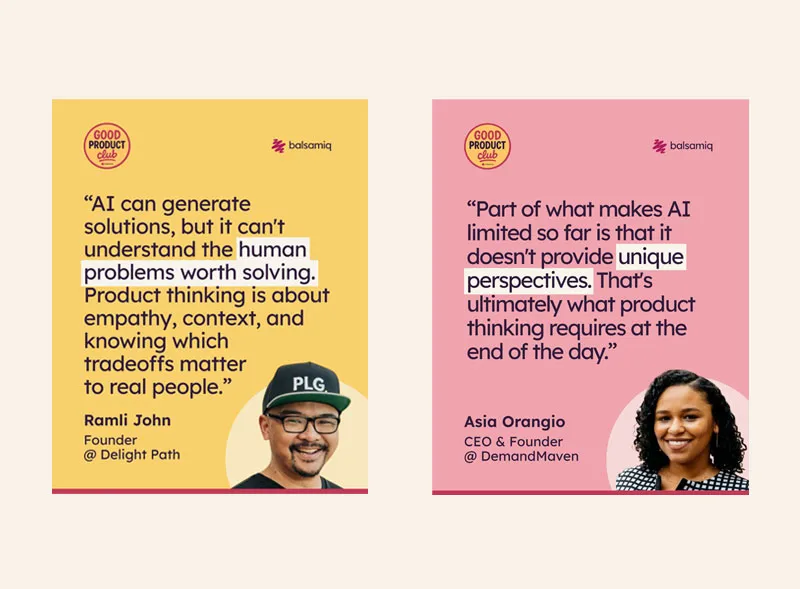Good Product Club - Social media assets