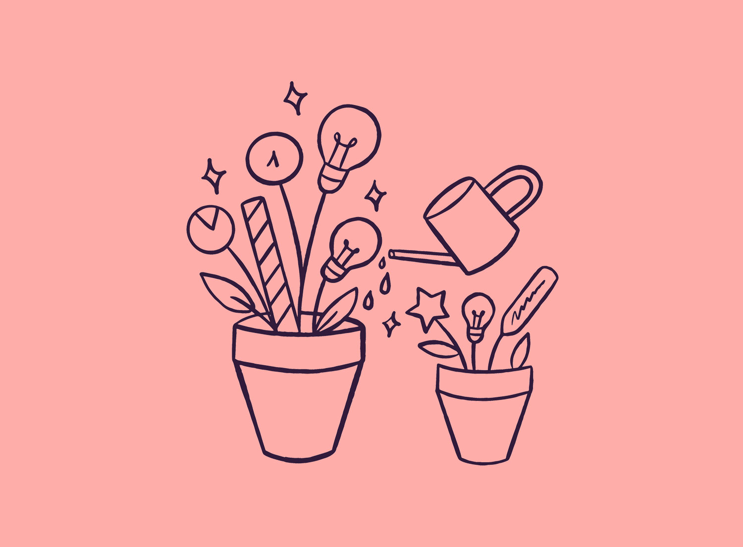 Growing ideas - Illustration by Laura Lei