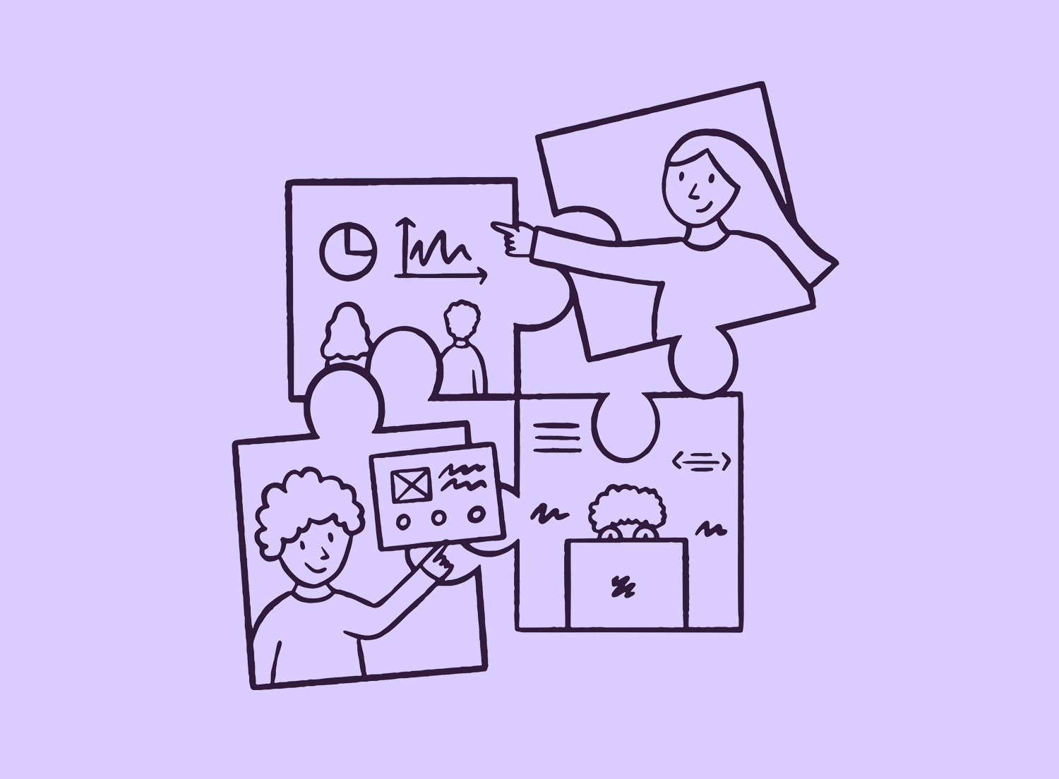Software teams - Illustration by Laura Lei